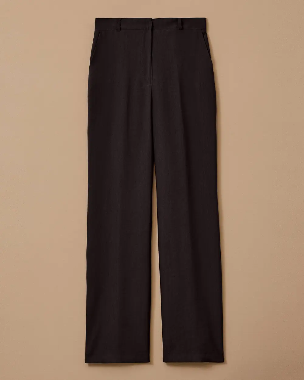 Wide Leg Linen Trousers