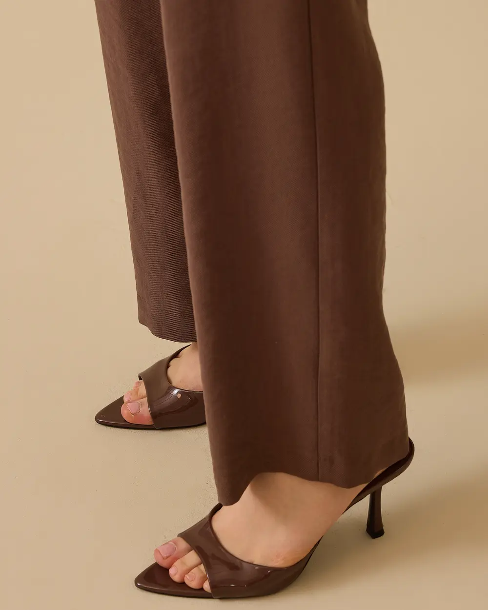 Wide Leg Linen Trousers