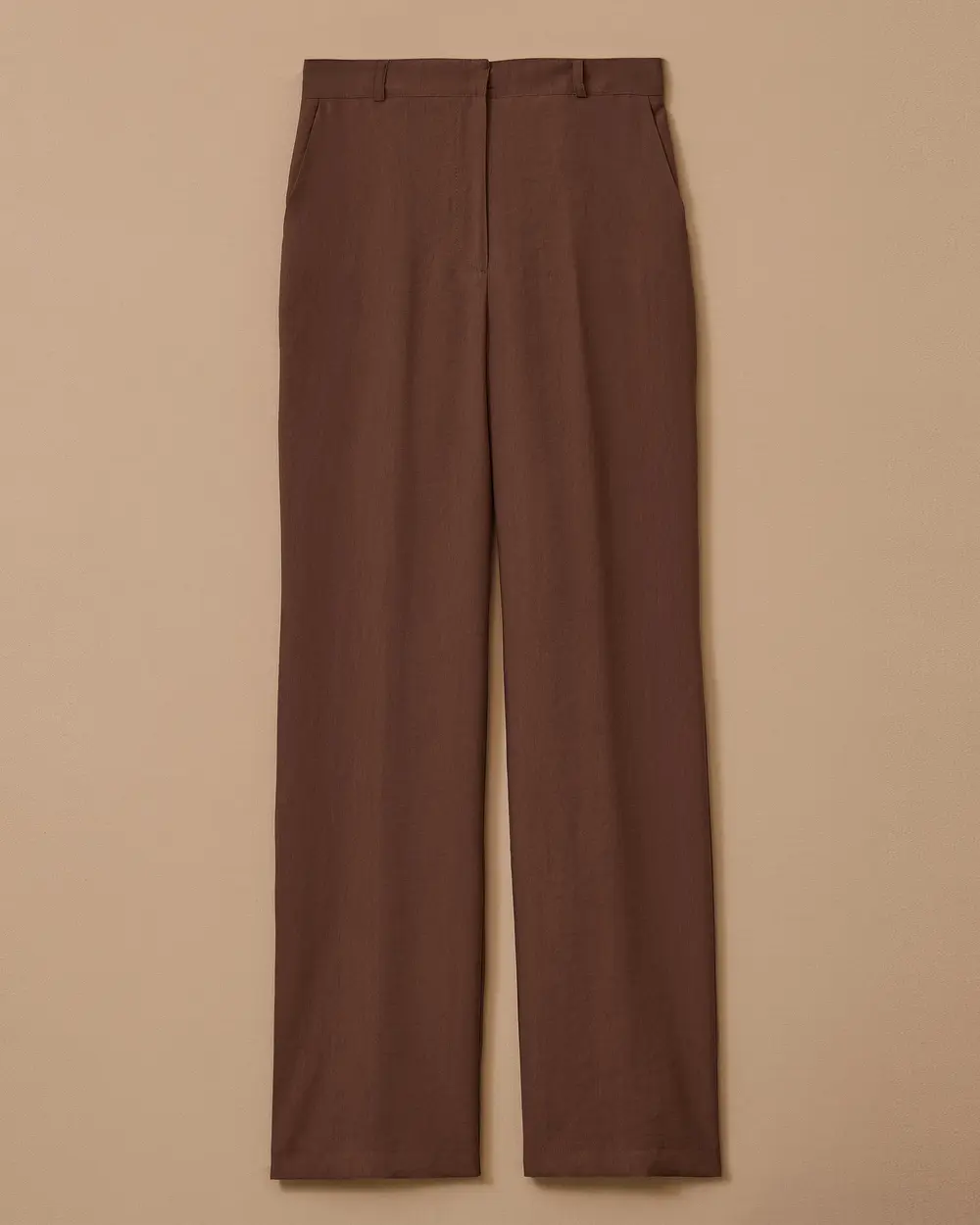 Wide Leg Linen Trousers