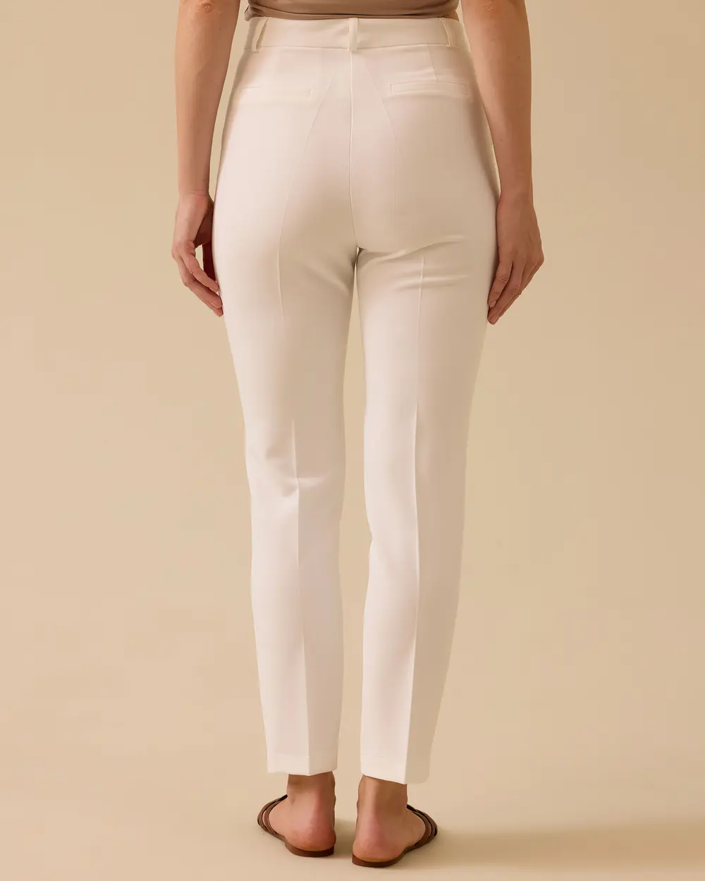 Buttoned Ankle Length Pants