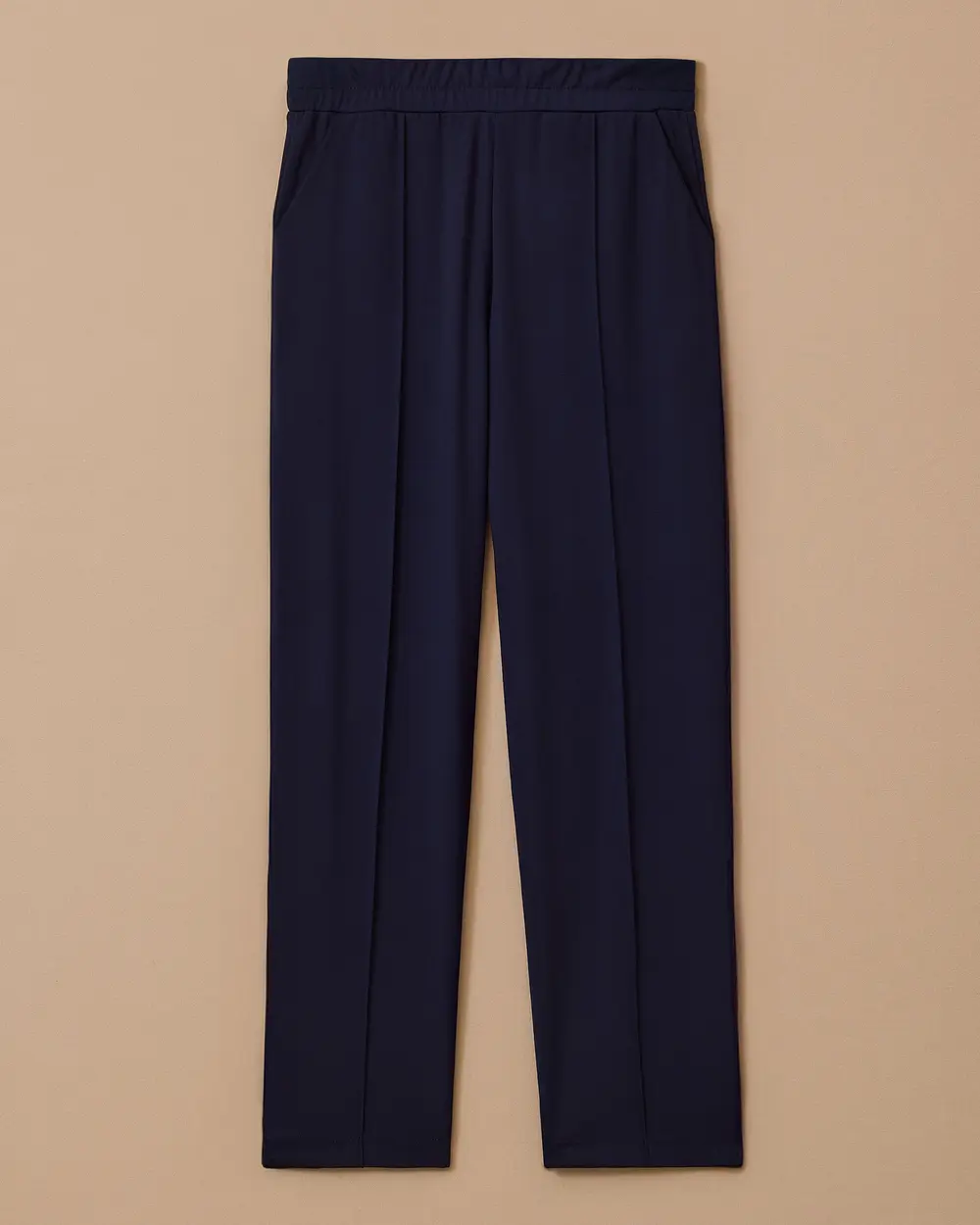 Elastic Waist Slim Leg Sweatpants