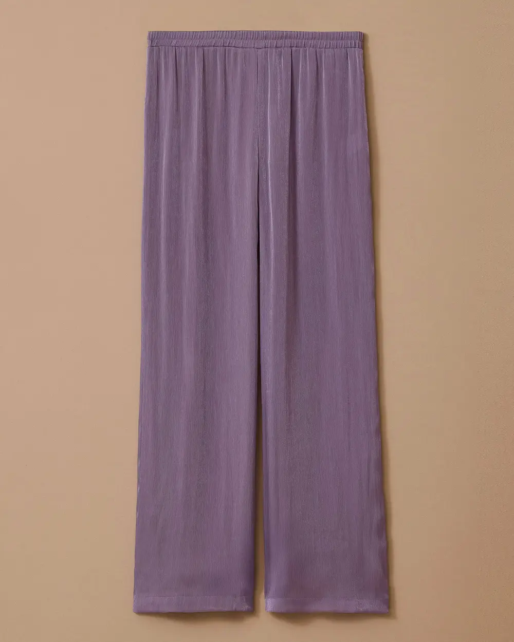 Elastic Waist Draped Pants