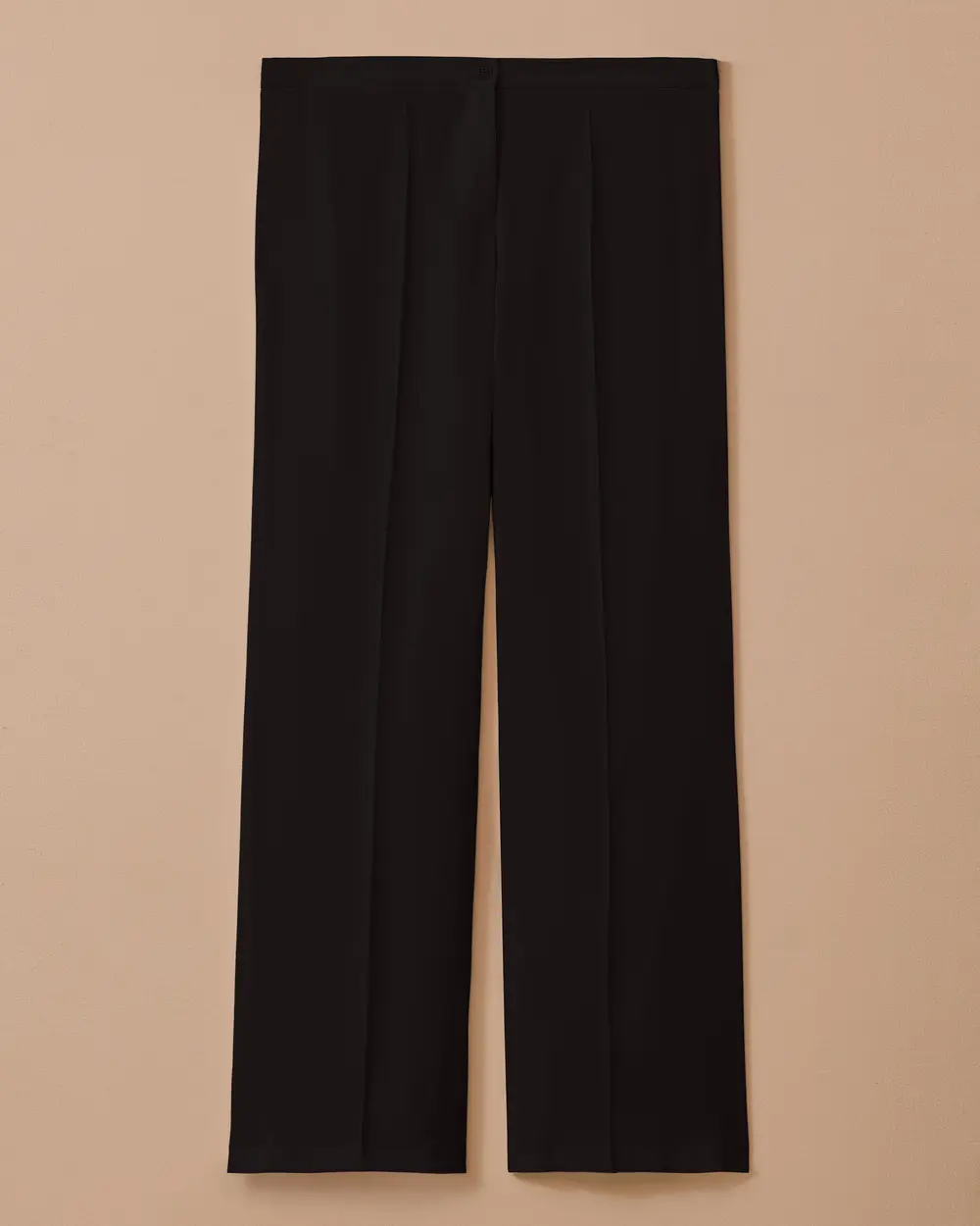 Plus Size Button Detailed Wide Leg Trousers
