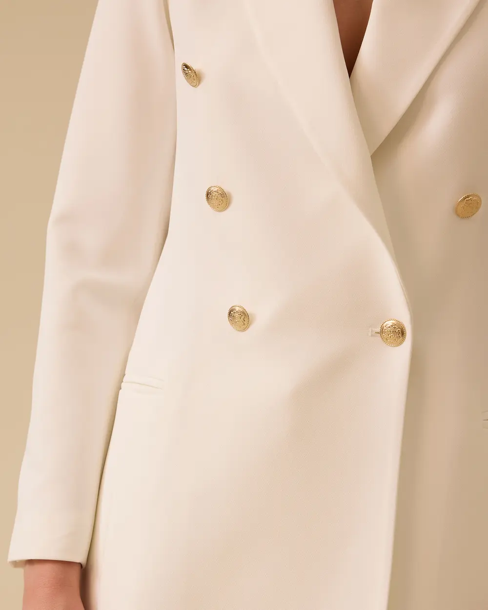 Düğmeli Klasik Kesim Blazer Ceket