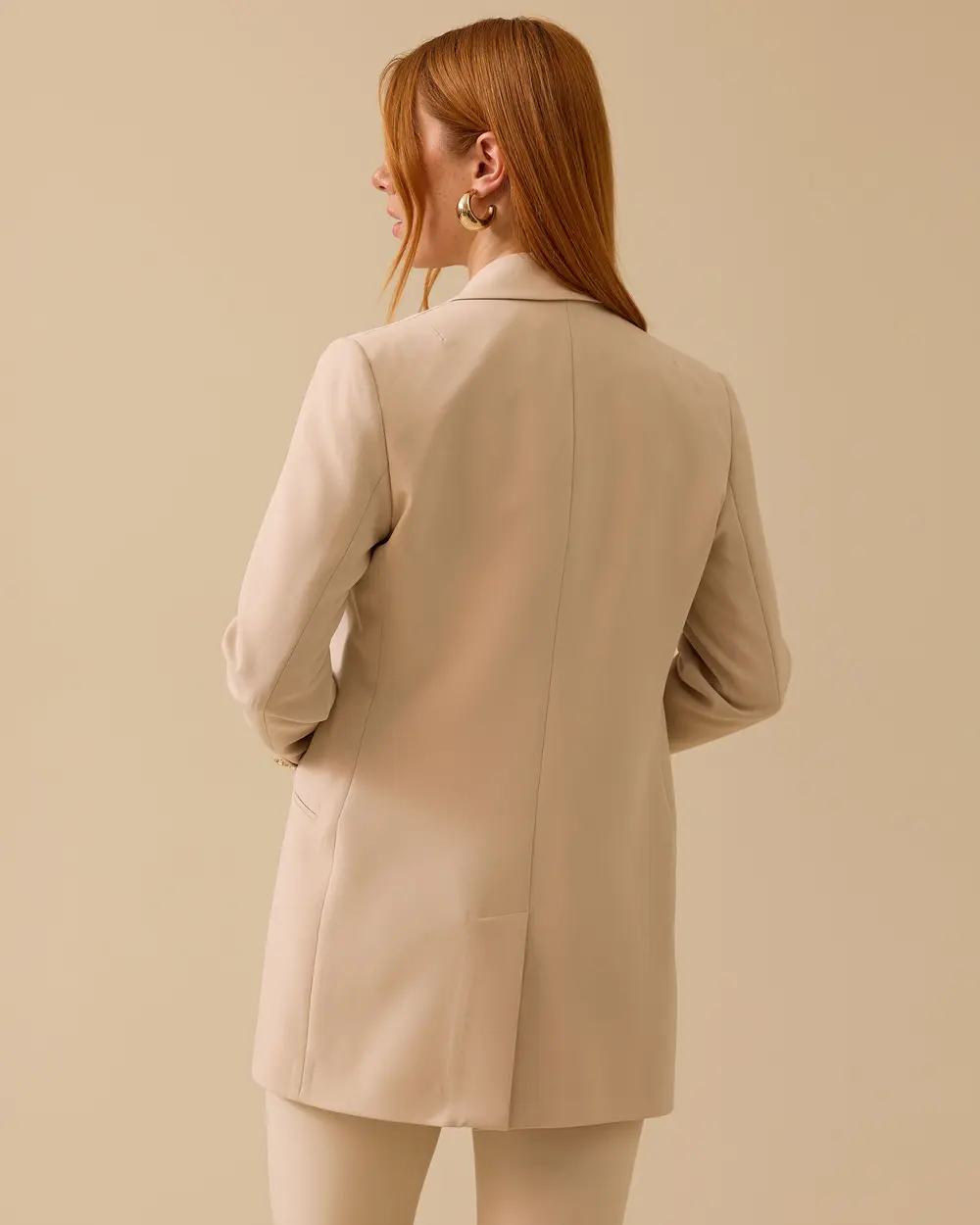 Classic Cut Blazer Jacket with Buttons