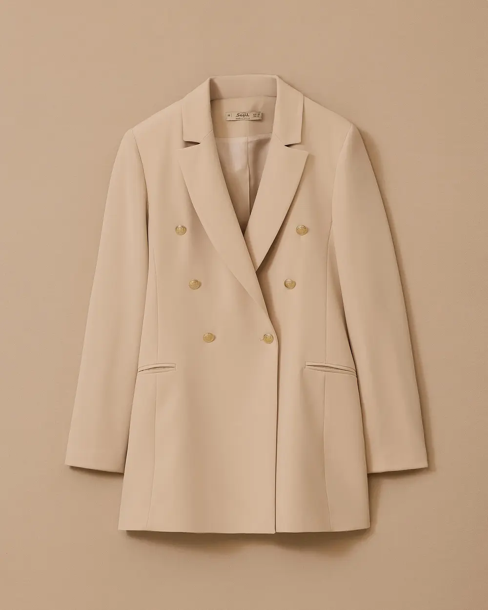 Classic Cut Blazer Jacket with Buttons