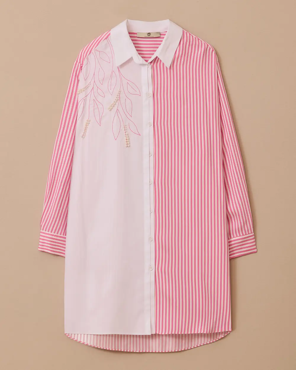 Line Detailed Embroidered Tunic