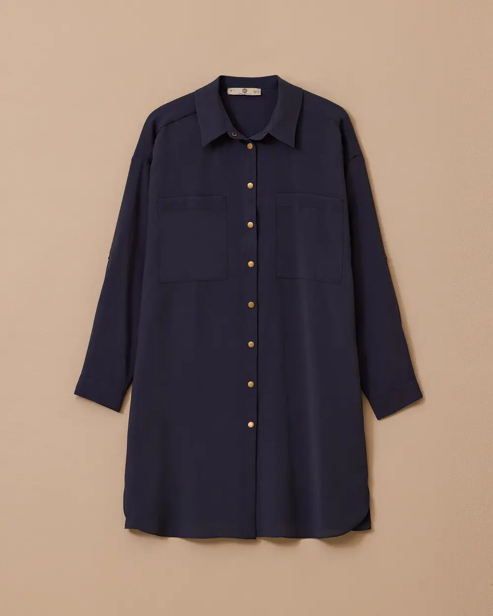 Relaxed Fit Tunic with Double Pockets