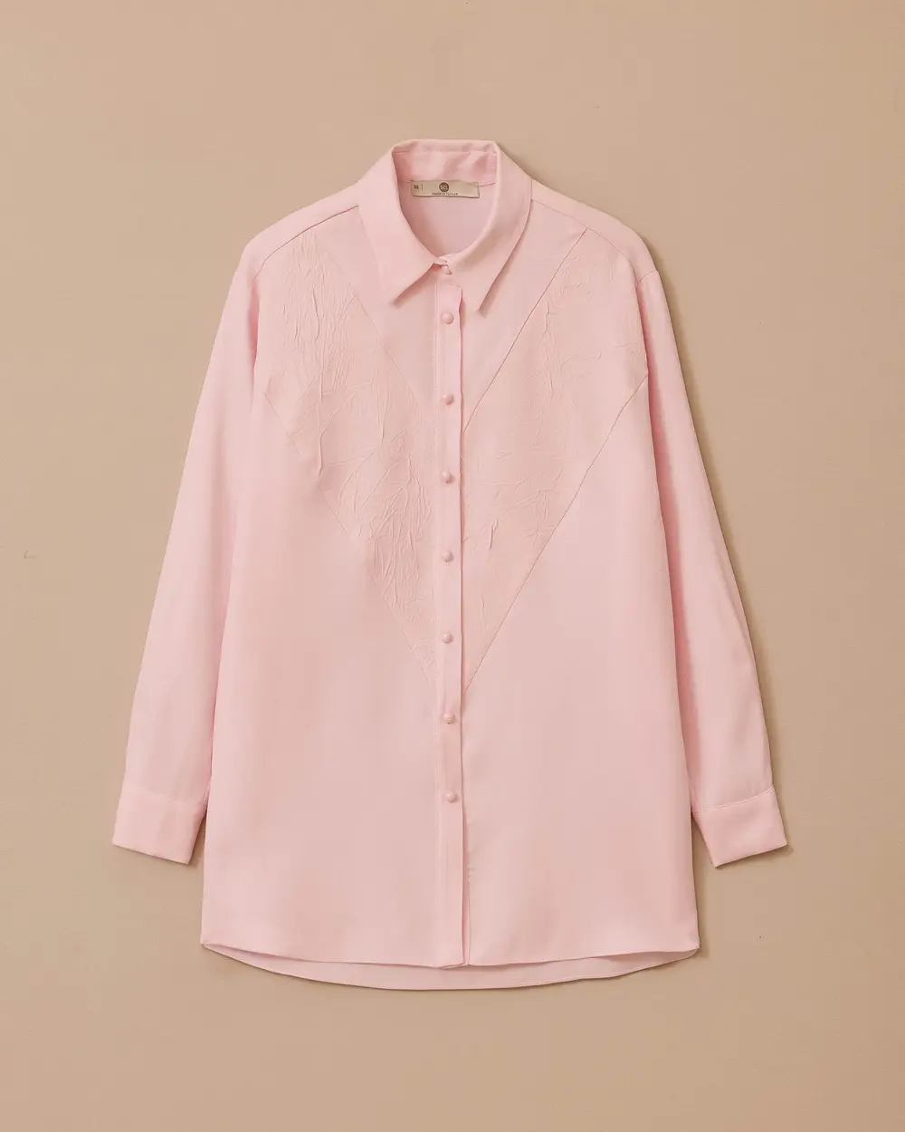 Textured Button Tunic