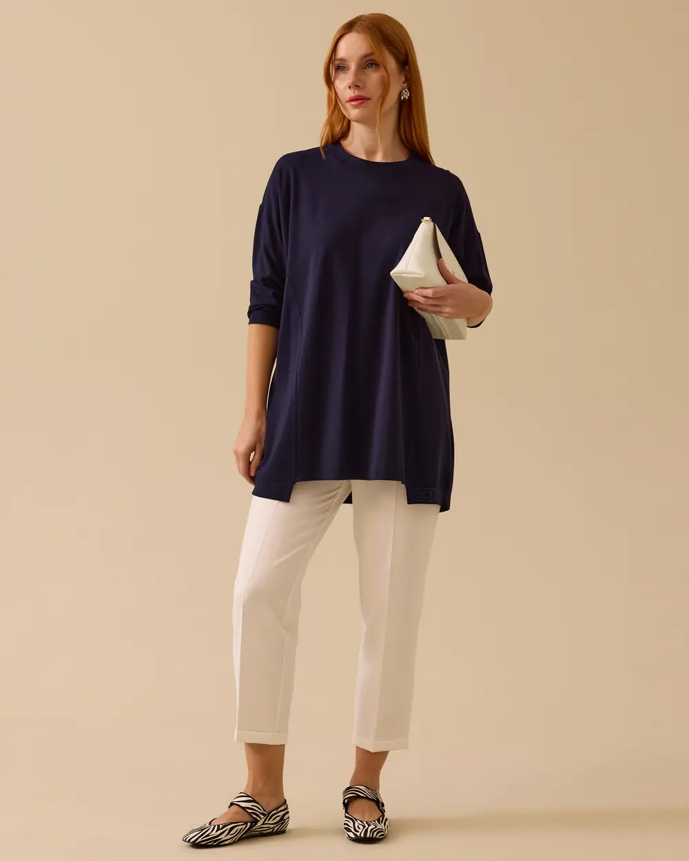 Yuvarlak Yaka Basic Tunik