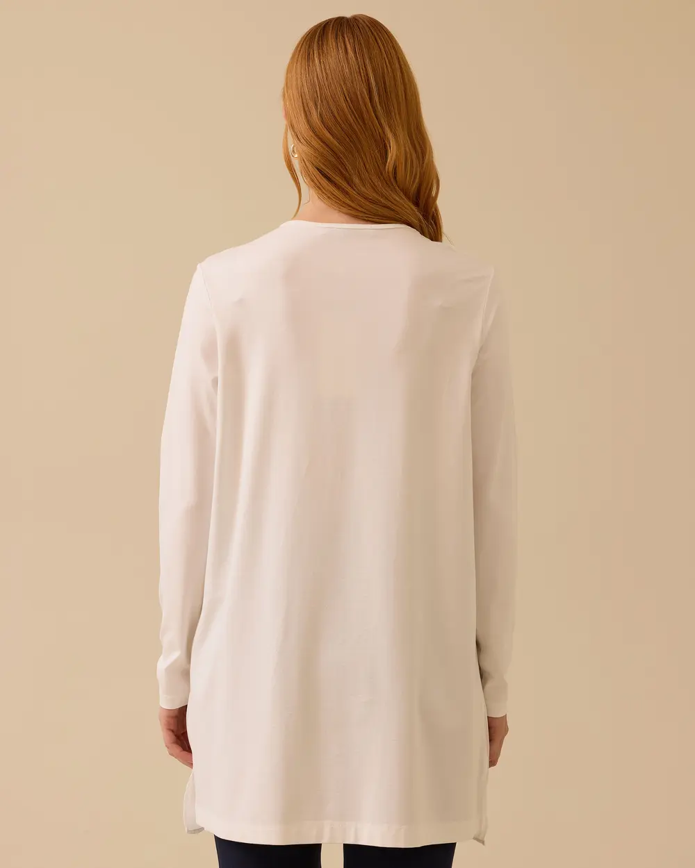 Tül Dokulu Basic Tunik