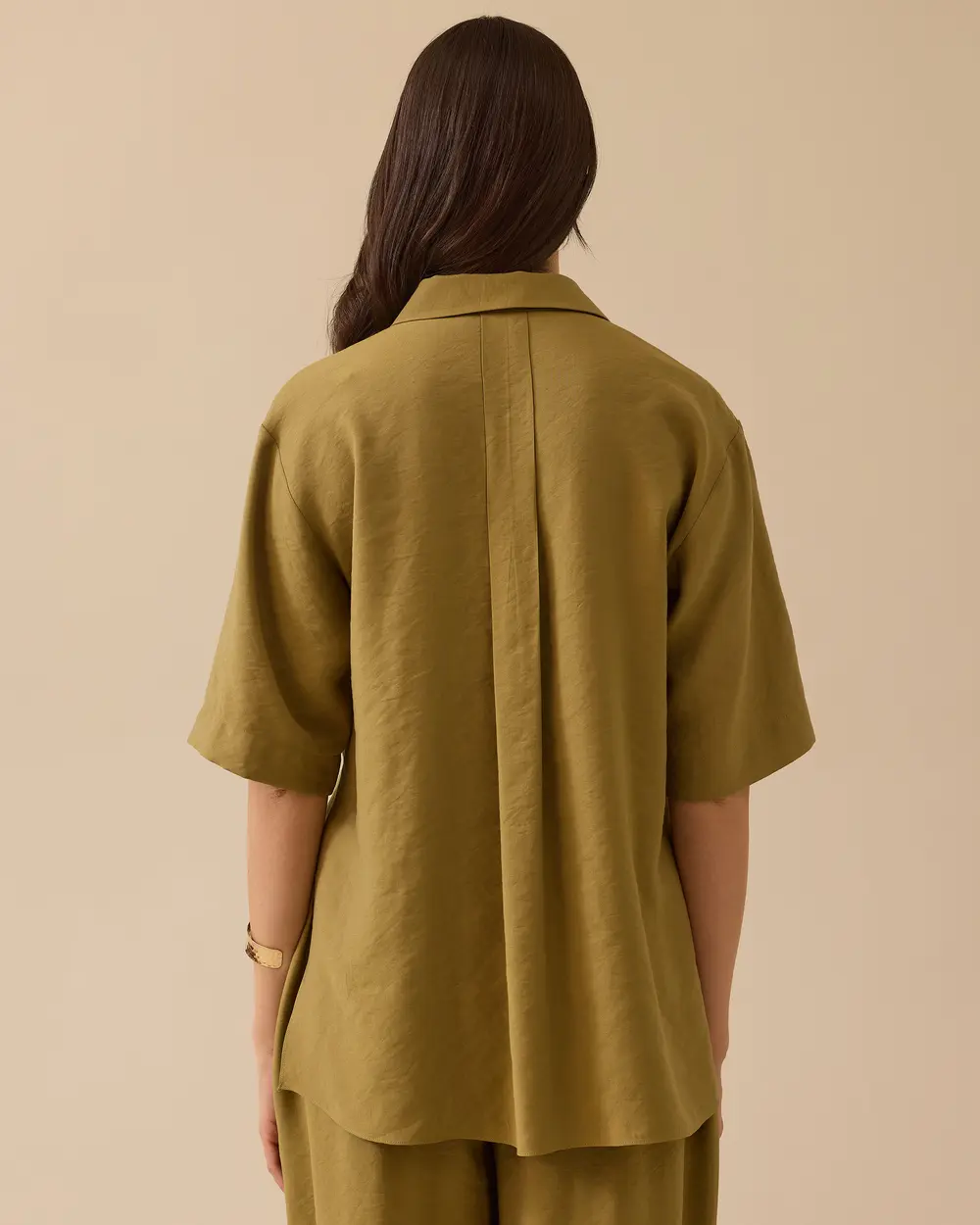 Short Sleeve Shirt with Side Slits