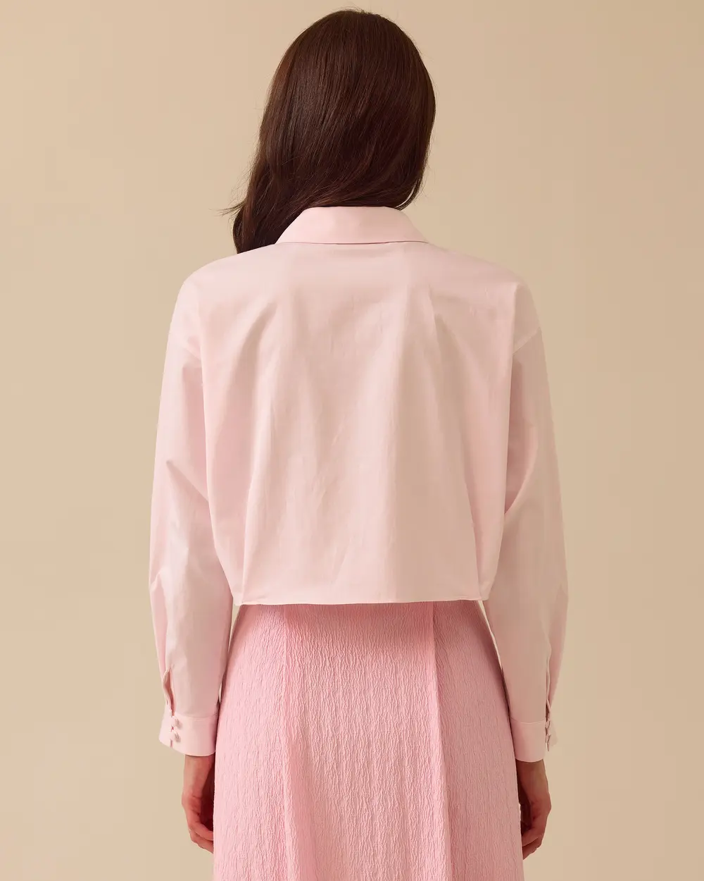 Short Shirt with Tie Detail