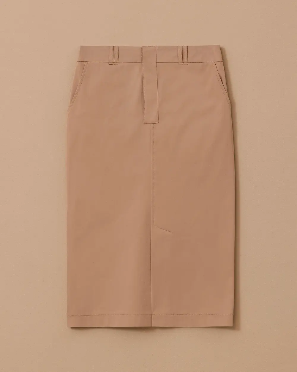 Skirt with Slit Detailed Pockets