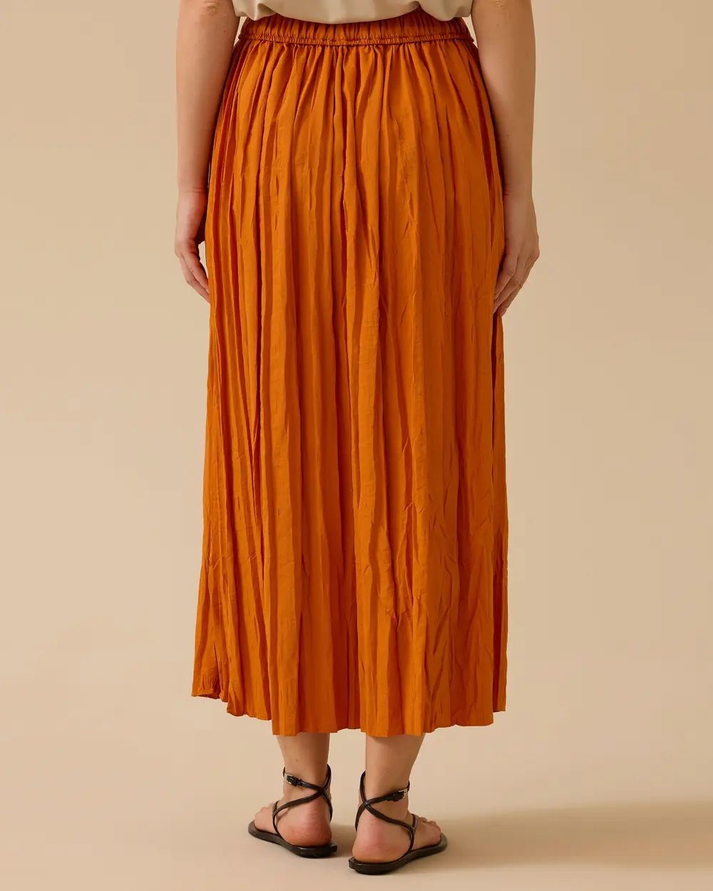Crinkle Textured Skirt