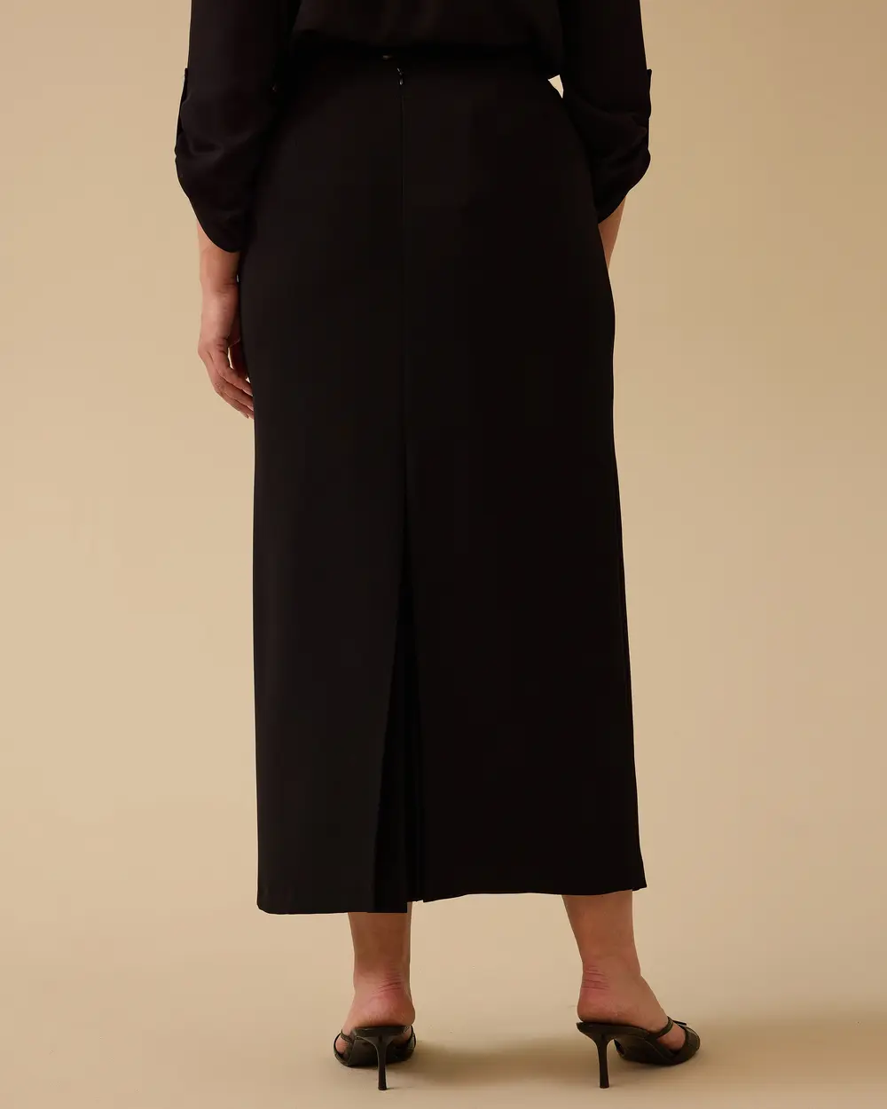 Plus Size Straight Cut Skirt