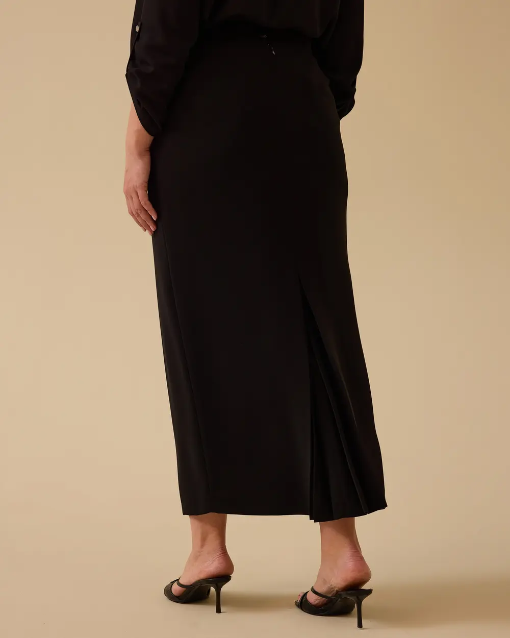 Plus Size Straight Cut Skirt