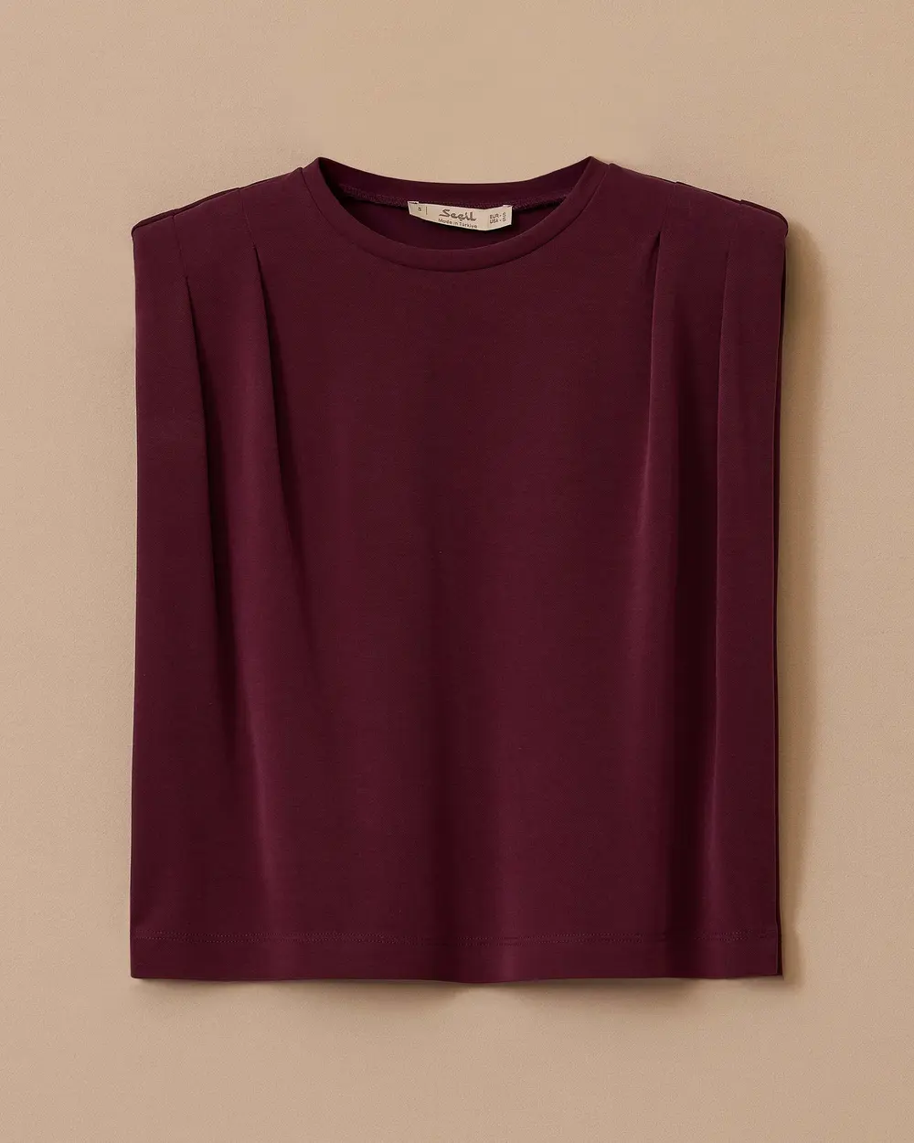 Sleeveless Blouse with Wadding