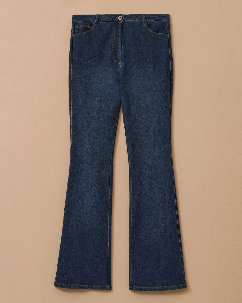 High Waist Flared Jean Pants