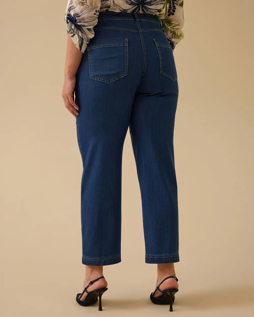 Plus Size Wide Leg Jean Pants