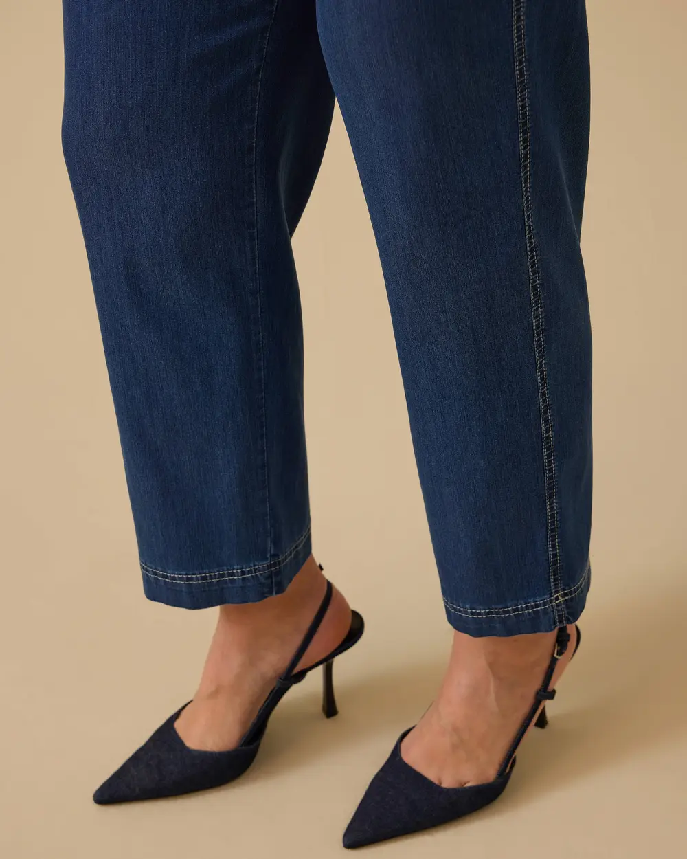 Plus Size Wide Leg Jean Pants
