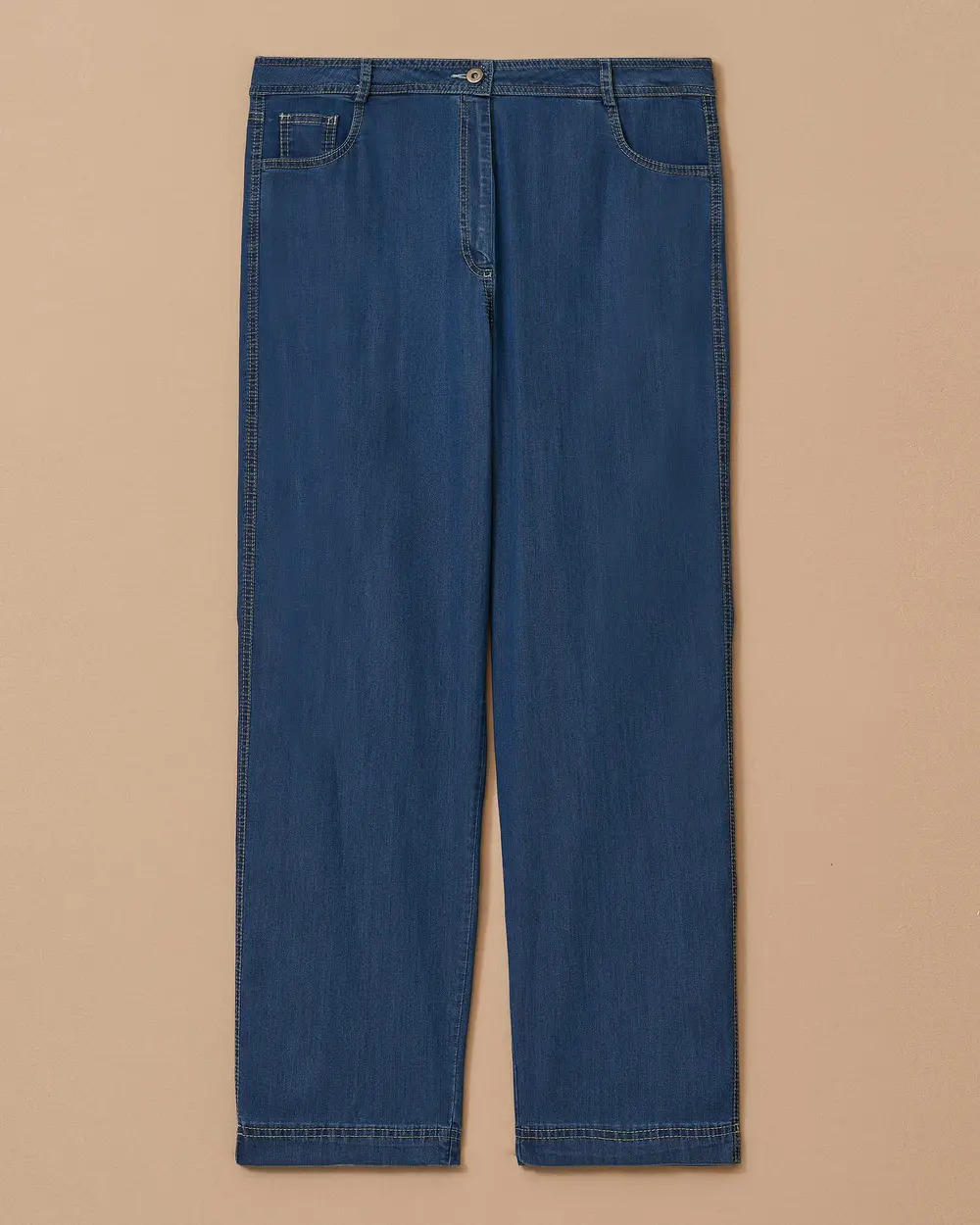 Plus Size Wide Leg Jean Pants