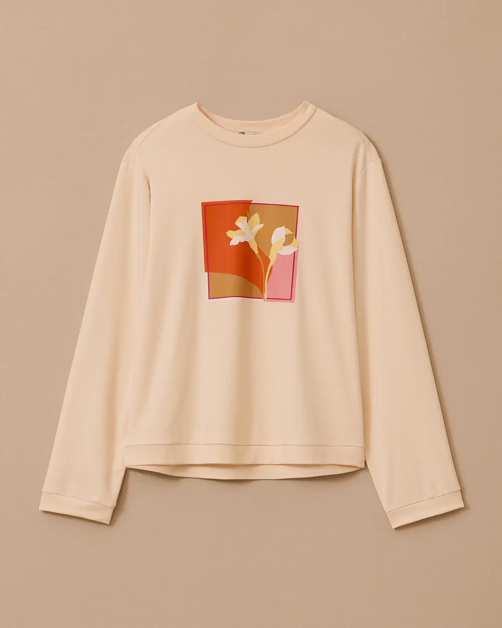 Printed Round Neck Sweatshirt