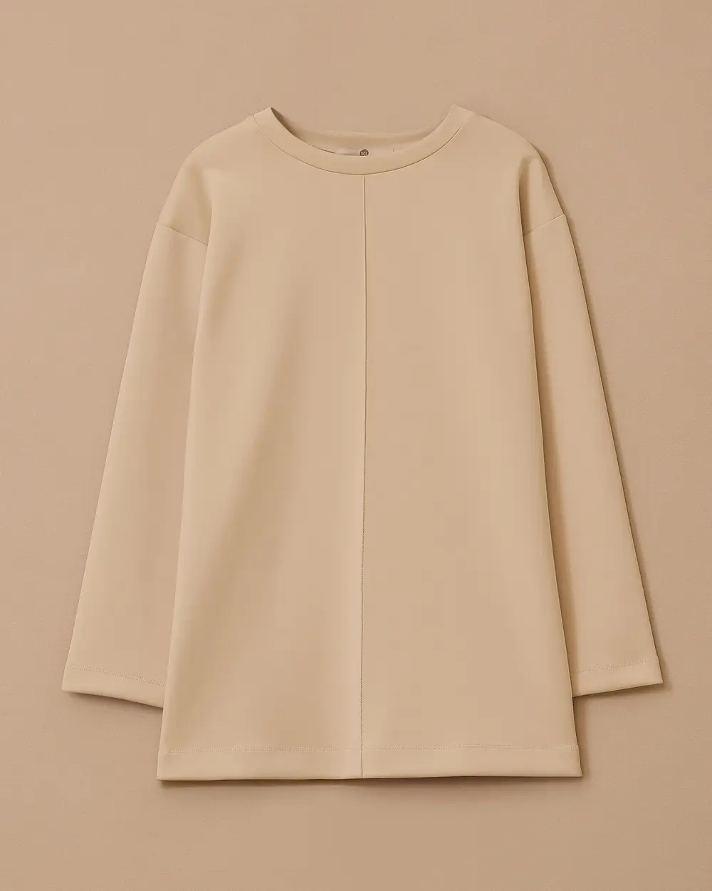 Şerit Detaylı Basic Sweatshirt