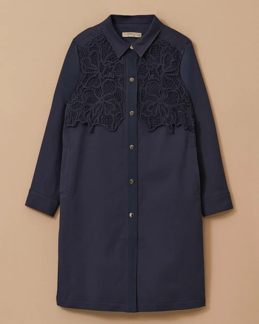 Plus Size Shirt Collar Embroidered Cap