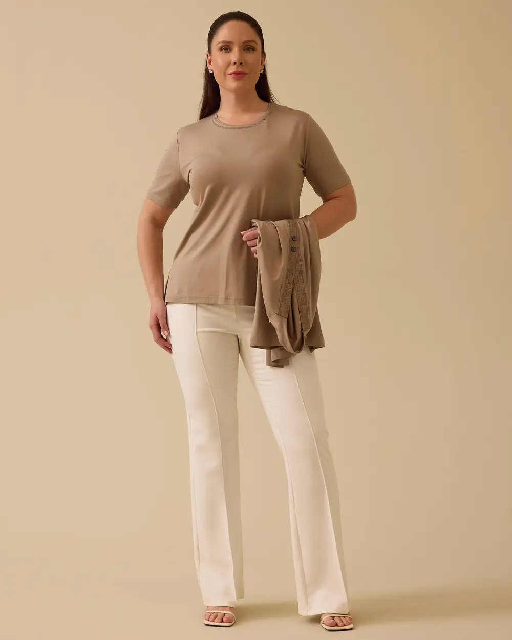 Plus Size Cardigan Set