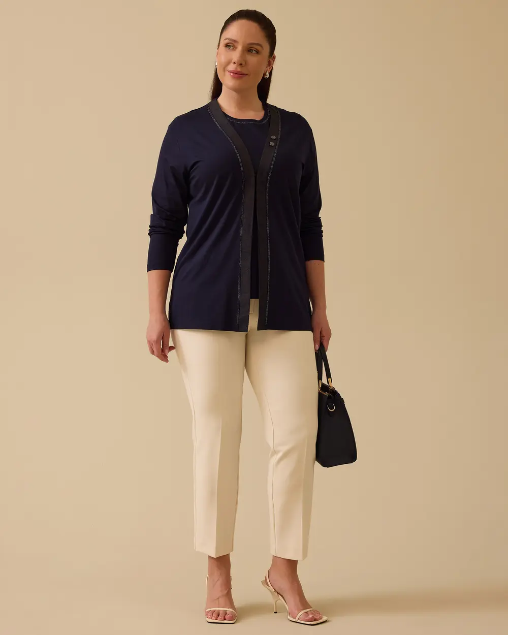 Plus Size Cardigan Set