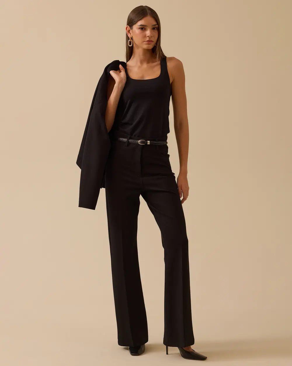 Aila İspanyol Paça Pantolon