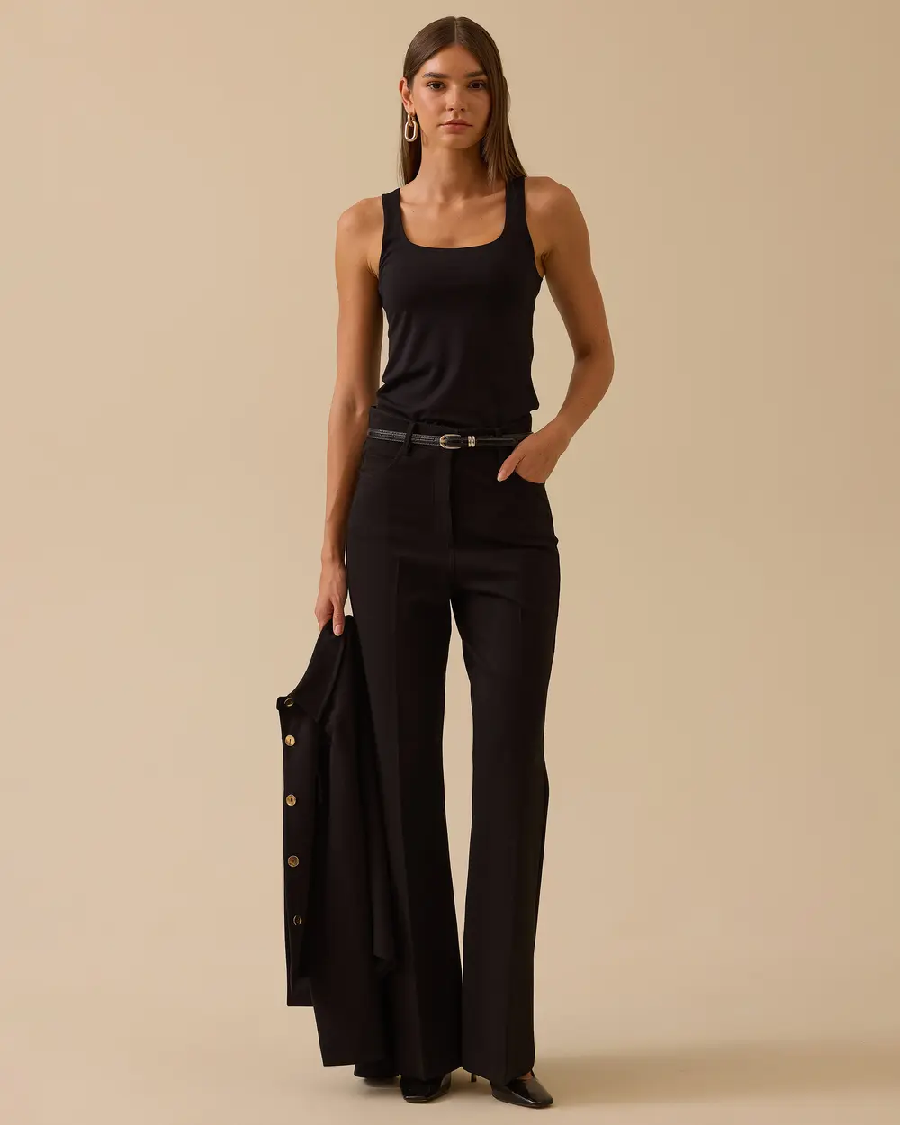 Aila İspanyol Paça Pantolon