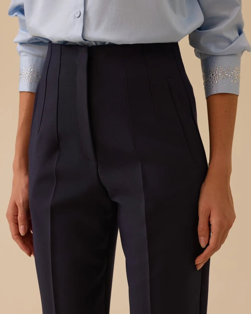 Betty Beli Pensli Bilek Boy Pantolon