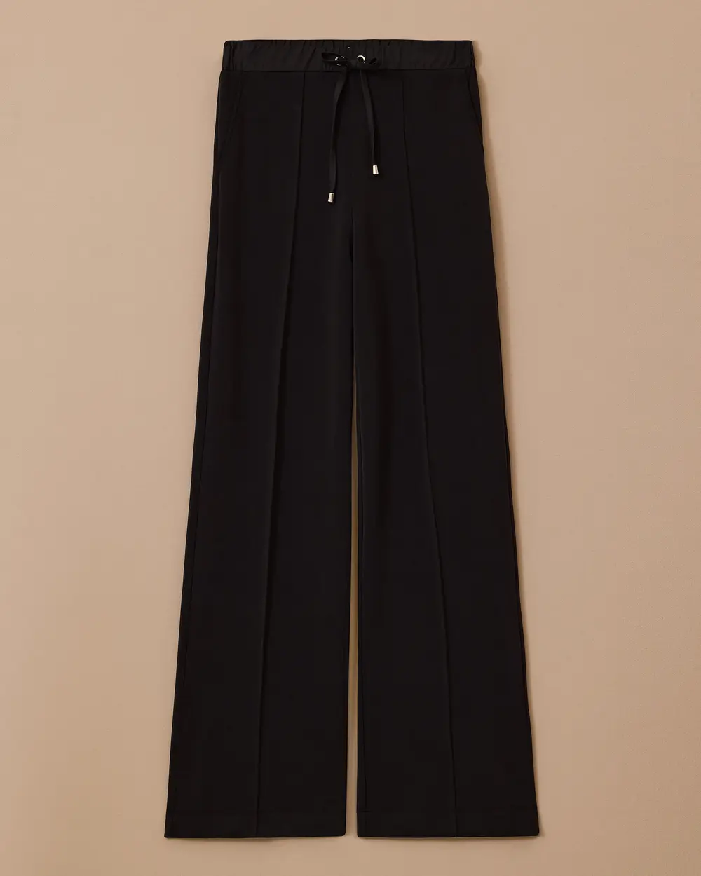 Bağcıklı Yüksek Bel Bol Paça Pantolon