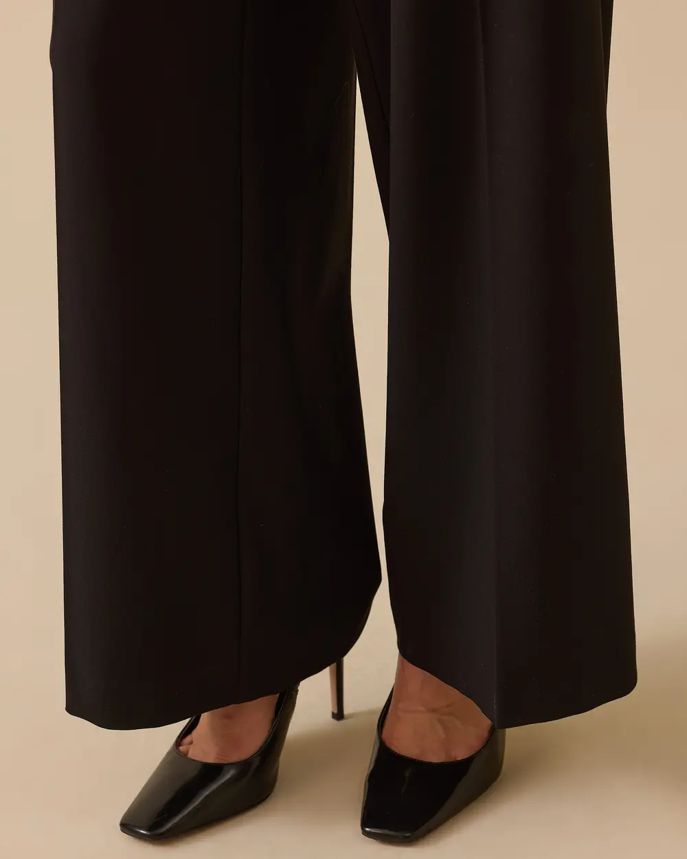 Serena Single Pleated Wide Leg Pants