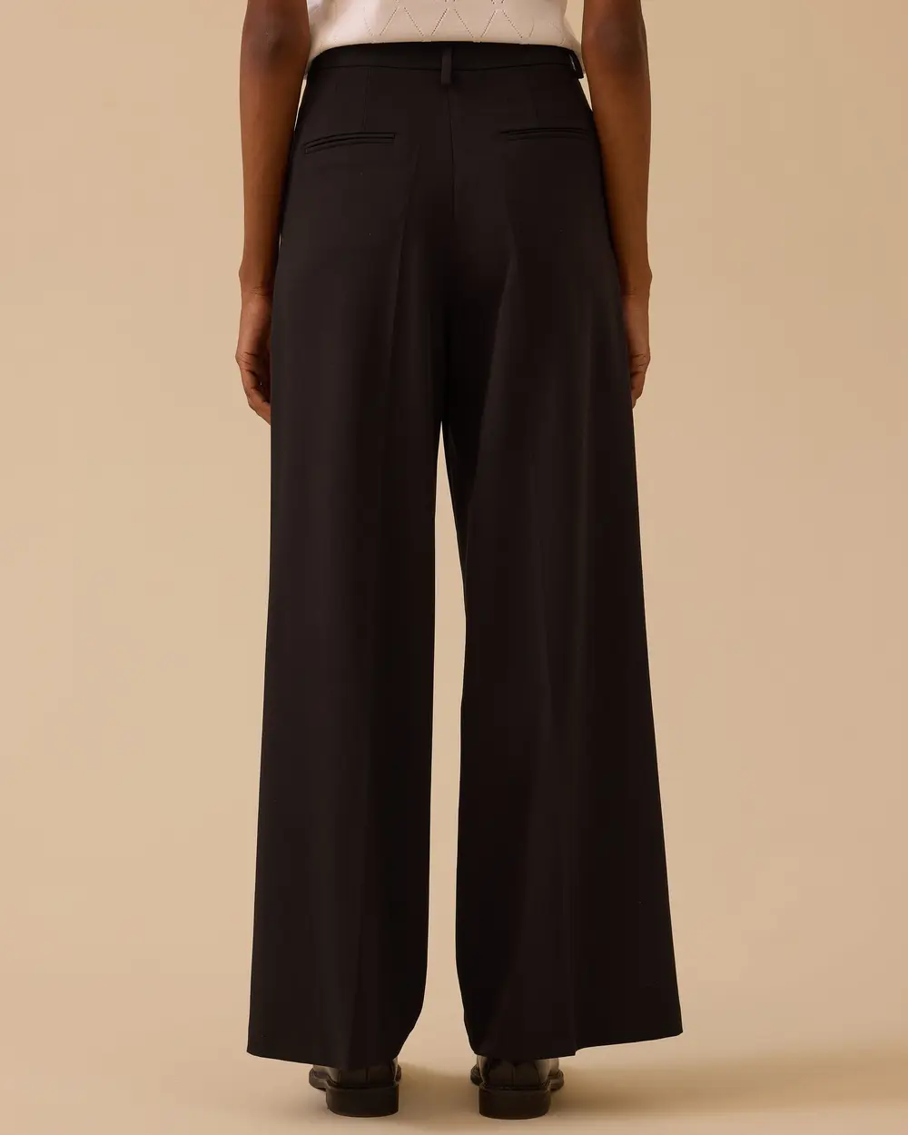 Taylor Çift Pile Geniş Paça Pantolon