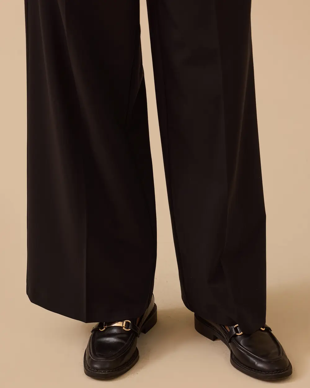 Taylor Çift Pile Geniş Paça Pantolon