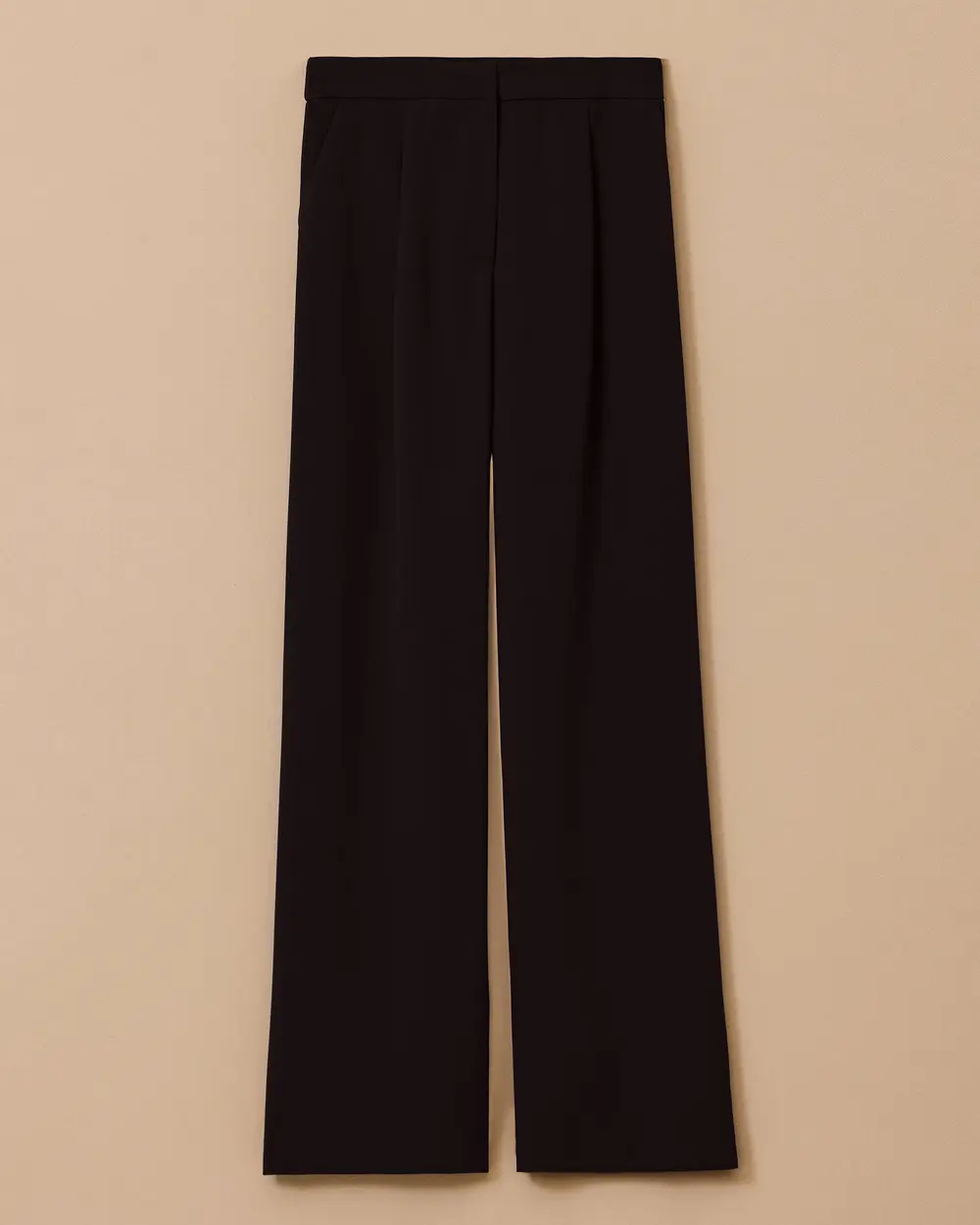 Elena Beli Lastikli Tek Pile Geniş Paça Pantolon