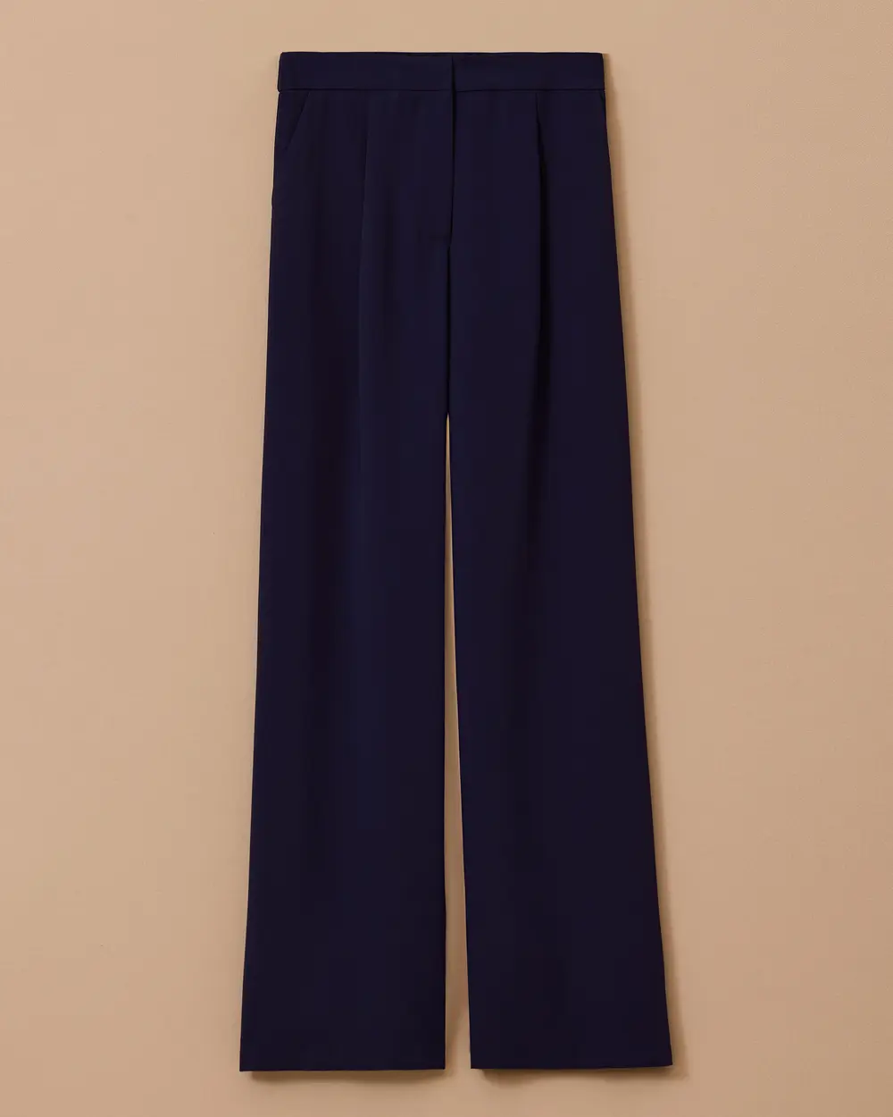 Elena Beli Lastikli Tek Pile Geniş Paça Pantolon