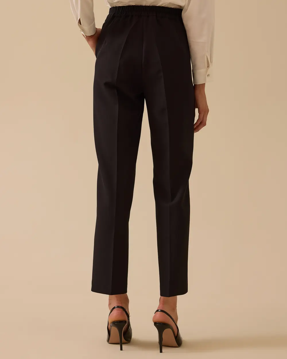 Diana Beli Lastikli Bilek Boy Pantolon