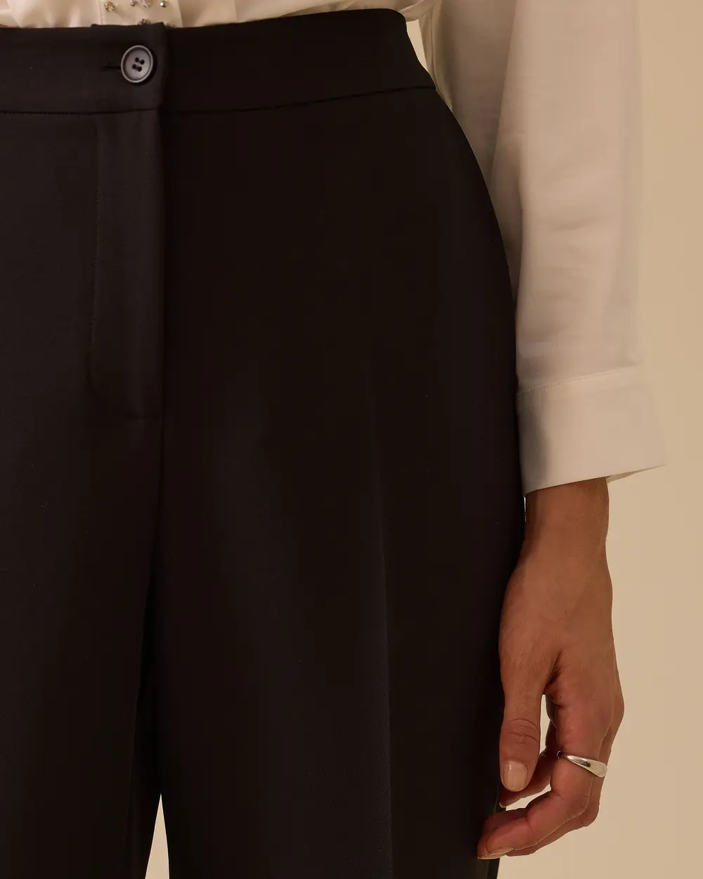 Diana Beli Lastikli Bilek Boy Pantolon