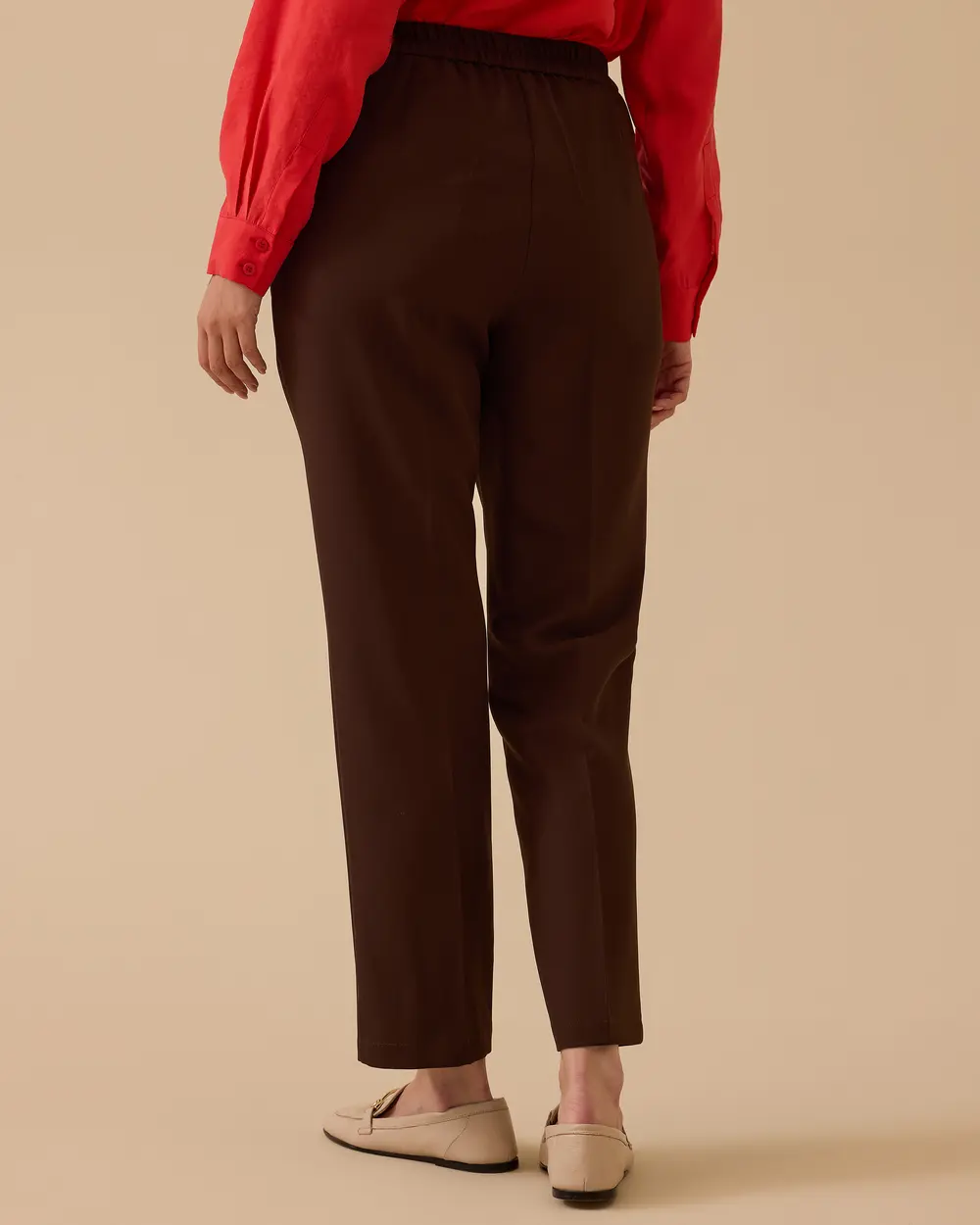 Diana Beli Lastikli Bilek Boy Pantolon