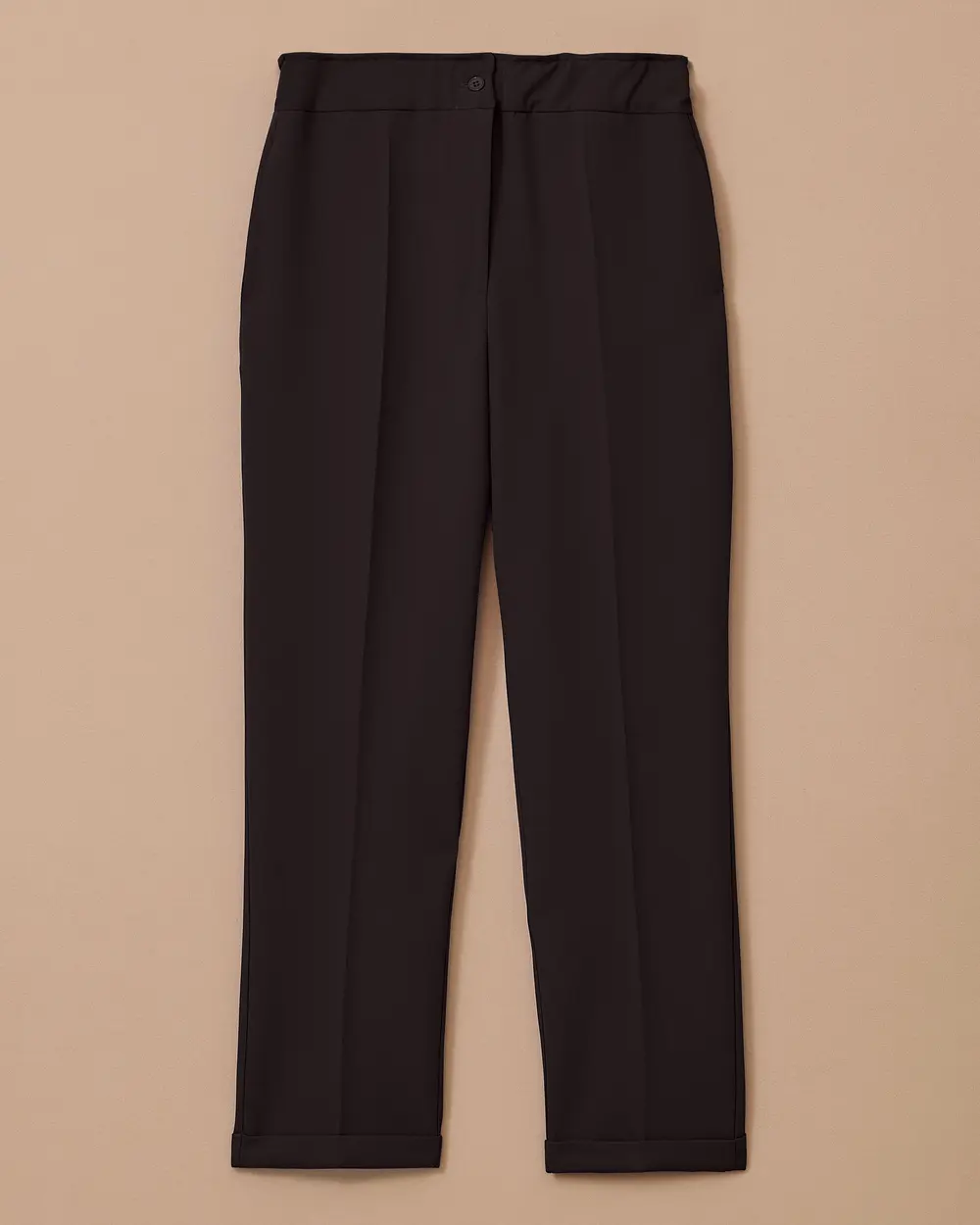 Lena Beli Lastikli Bilek Boy Pantolon