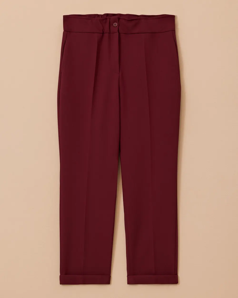 Lena Beli Lastikli Bilek Boy Pantolon