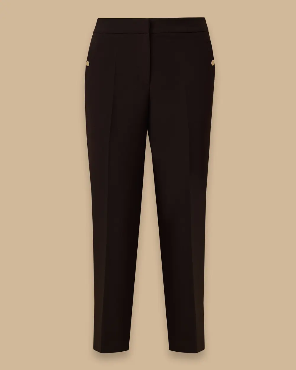 Ariana Beli Lastikli Bilek Boy Pantolon