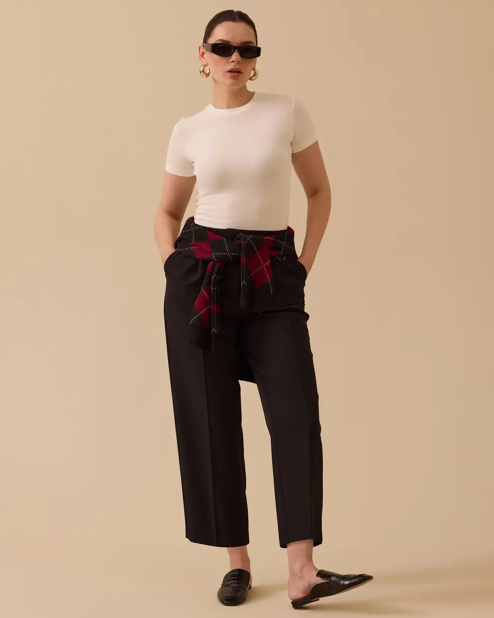 Star Tek Pileli Bilek Boy Pantolon