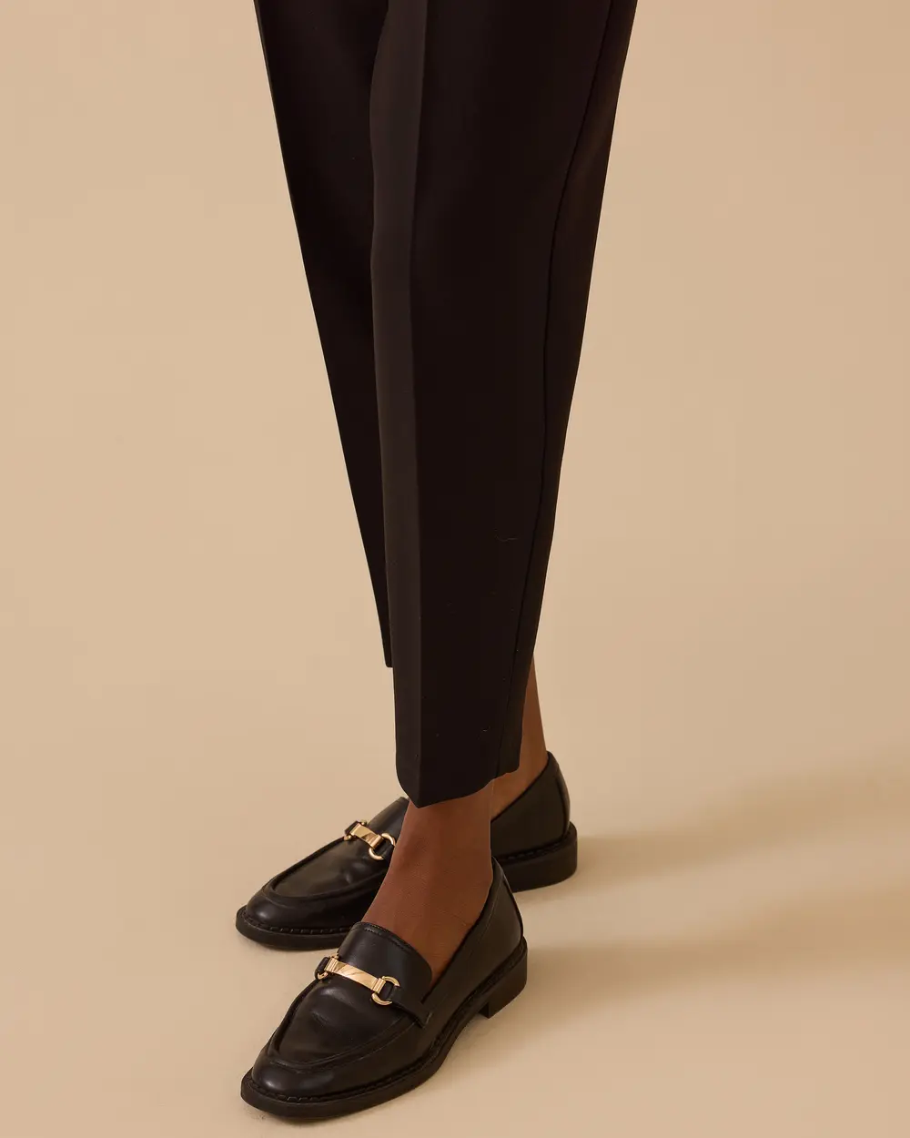 Moon Çift Pileli Bilek Boy Pantolon