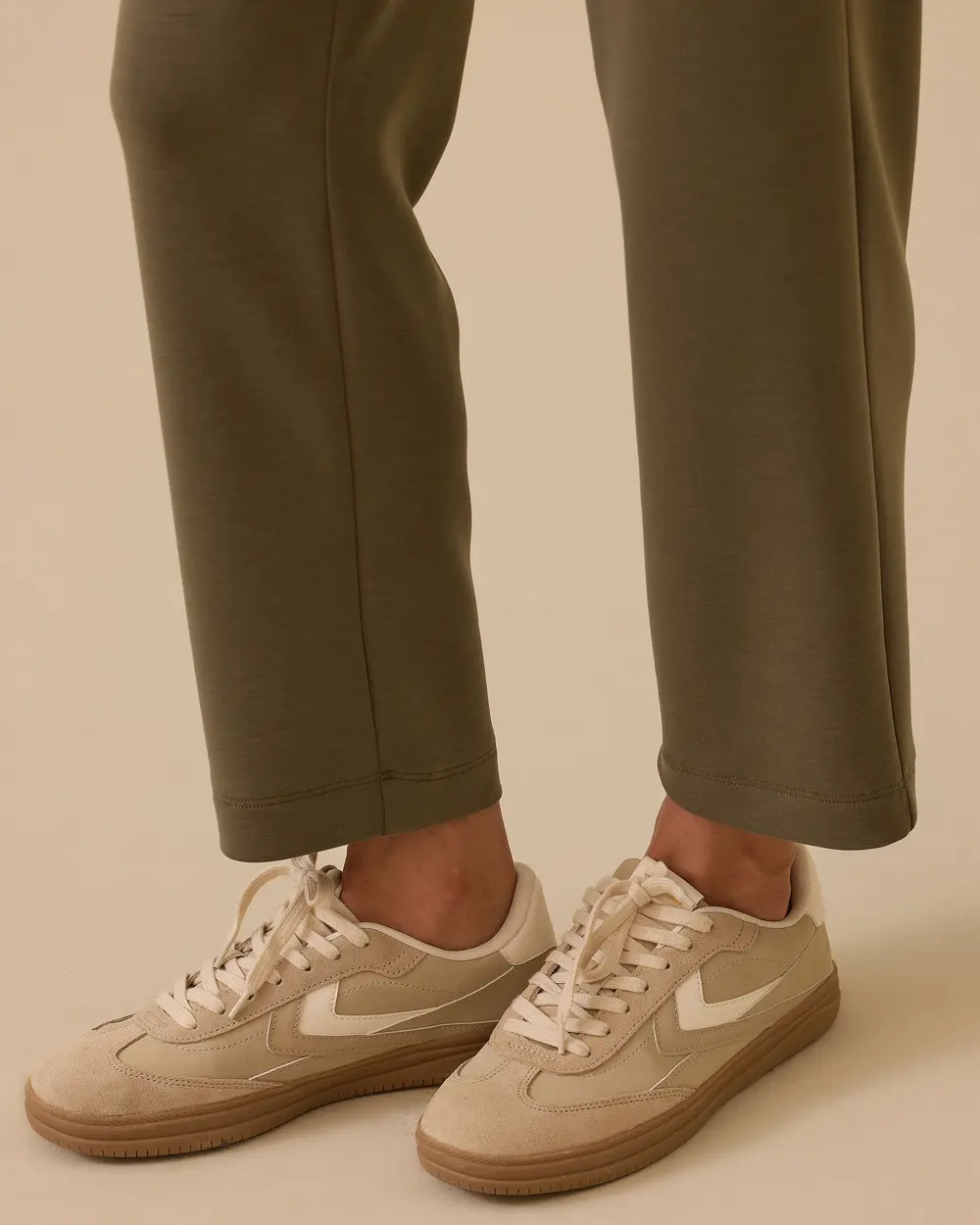 Elastik Bel Cepli Pantolon