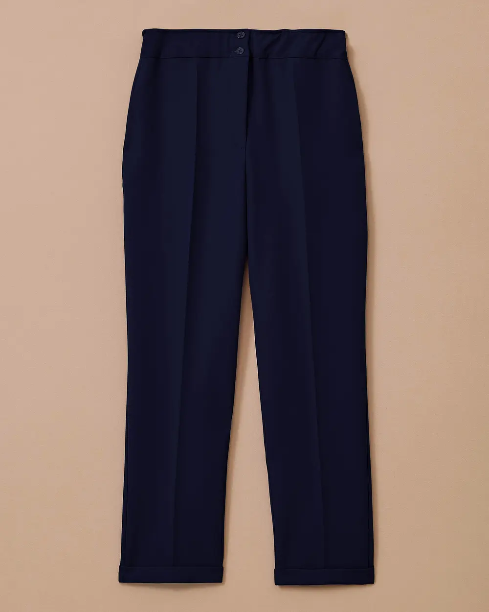 Classic Cut High Waist Ankle Length Pants